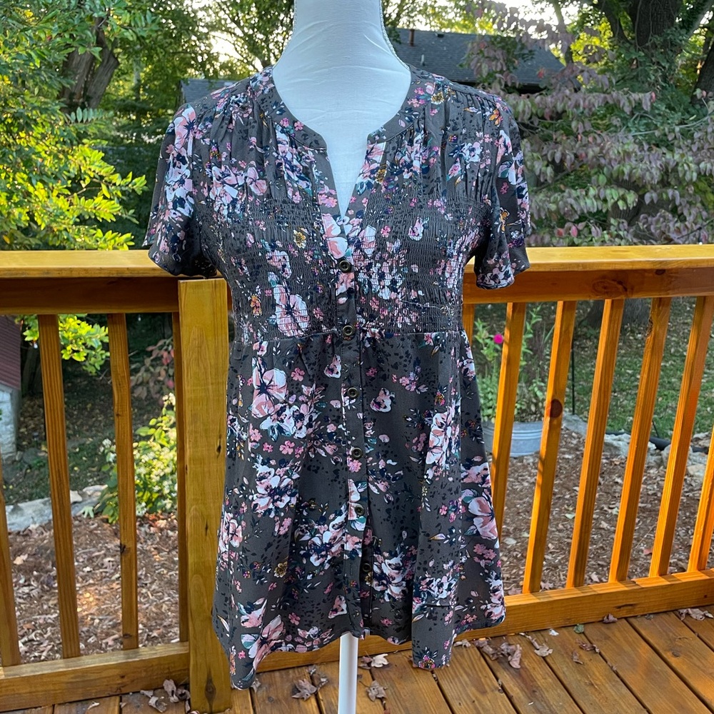 Knox Rose Multicolor Floral Top